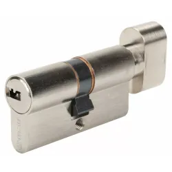 CYLINDRE  A BOUTON 70mm(30-40) H/S 3 CLE SPECIAL SATINE SPAIN