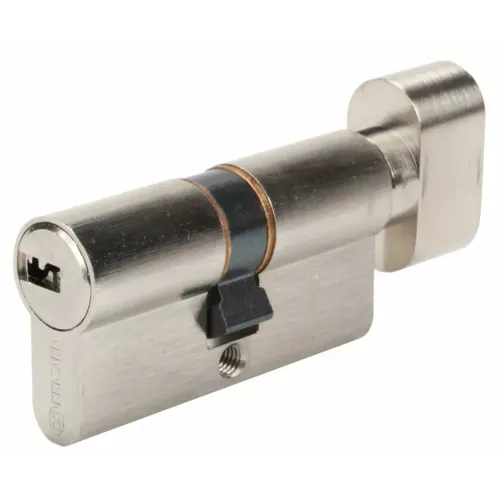 CYLINDRE  A BOUTON 70mm(30-40) H/S 3 CLE SPECIAL SATINE SPAIN