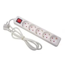 BLOC MULTIPRISE 5 PRISES +INTERRUPTEUR 3M SIMEF