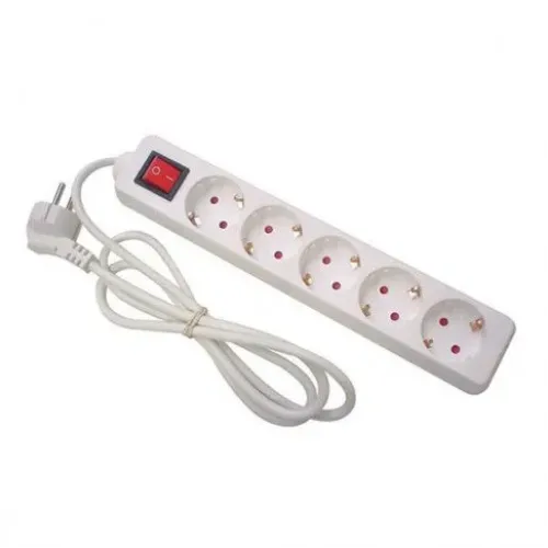 BLOC MULTIPRISE 5 PRISES +INTERRUPTEUR 3M SIMEF