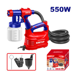 COMPRESSEUR DE PEINTURE 550W 800ML EMTOP COMPRESSEUR DE PEINTURE 550W 800ML EMTOP