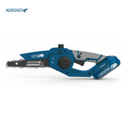 SCIE À CHAÎNE BRUSHLESS 200 mm SANS FIL – 2 BAT 21V ADEGSO