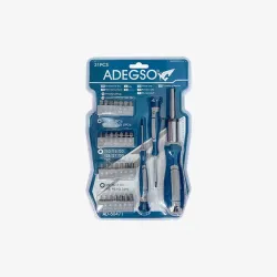 JEU EMBOUT + TOURNEVIS 31PCS ADEGSO