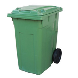 POUBELLE 360L 2 ROUES VERT POUBELLE 360L 2 ROUES VERT