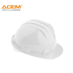 CASQUE DE CHANTIER BLANCHE ACEM