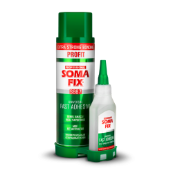 KIT COLLE SUPER GLUE 100GR + ACTIVATEUR 400ML